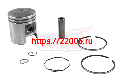 Поршень 41,50 мм (2х такт.двиг.) (с кольцами, пальцем, стопор.кольц.)