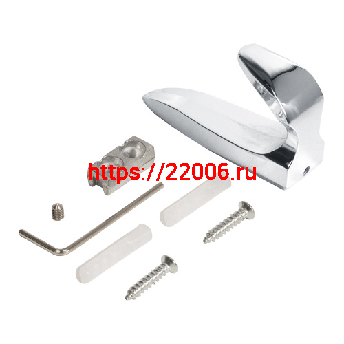 Крючок Ajax (Аякс) настенный MB-LM/K-002 CP хром фото 4