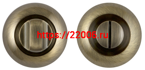 Ручка Fuaro (Фуаро) поворотная BK6.R.RM54 (BK6 RM) ABG-6 зелёная бронза