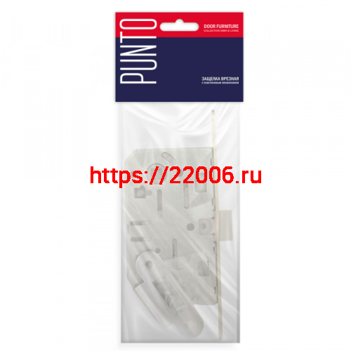 Защелка Punto (Пунто) врезная PL96WC-50 SSC (сатин.хром) фото 2