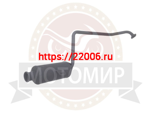 Глушитель ATV BEORN 200 в сборе с коленом (пришел как 48870)