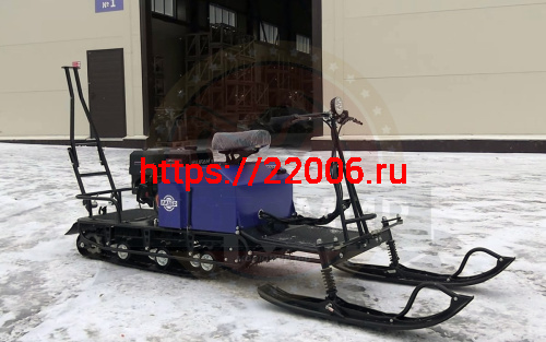 Мотобуксировщик с лыжным модулем 16 л.с., С РЕВЕРСОМ ЛИДЕР-3-3Т-16АП (3 тел.), АДАПТИВНАЯ ПОДВЕСКА