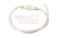 Шланг с грушей для перекачки топлива (1,5м; d12мм) с хомутом (AT03388)силикон