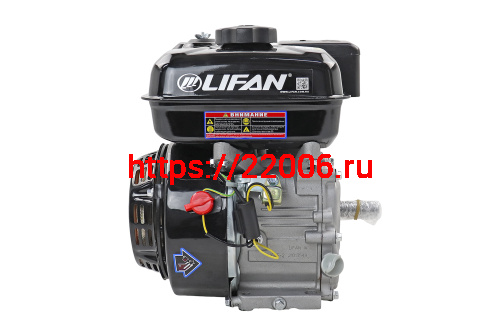 Двигатель LIFAN  6,5 л.с. 168F-2 (196cc, 4,8кВт, бенз., вал d20)(рекоменд.:м/б Каскад,Нева,МБ,Луч) фото 4