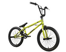 Велосипед 20" Stark'25 Madness BMX 2 (рама ст.,клещ. торм.,гироротор) ярко-зеленый/черный/черный