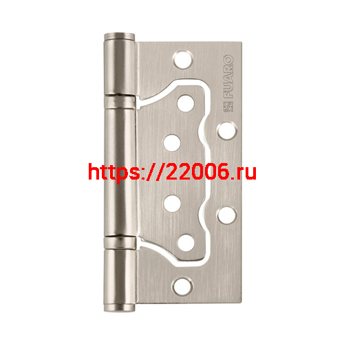 Петля Fuaro (Фуаро) универсальная без врезки IN4300W SN (300-2BB 100x2) мат. никель