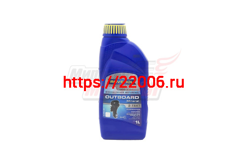 Масло 2T RAVENOL Outboardoel Mineral (минеральное) NMMA TC-W3(1литр)(1153200-001)(лодочный мот.)