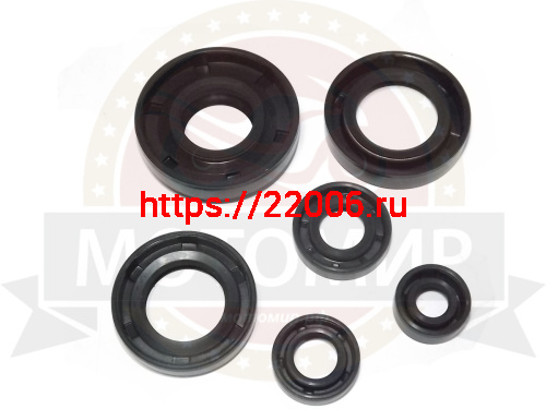 Набор сальников Муравей двигателя (6 шт.) фото 2